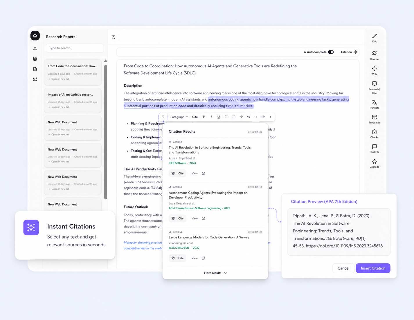 PaperDraft Editor